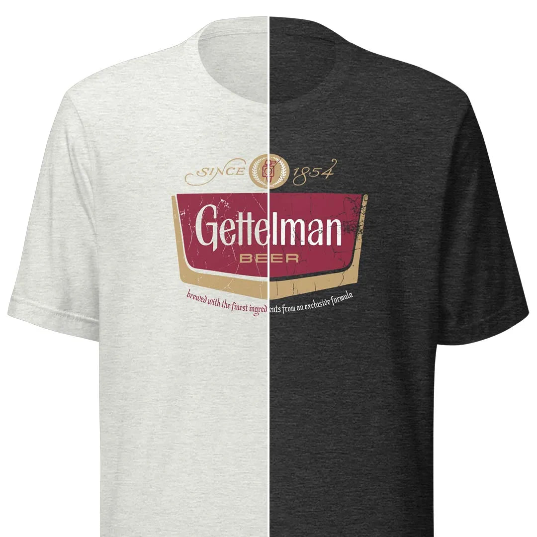 Gettelman Beer Milwaukee Unisex Retro T-shirt