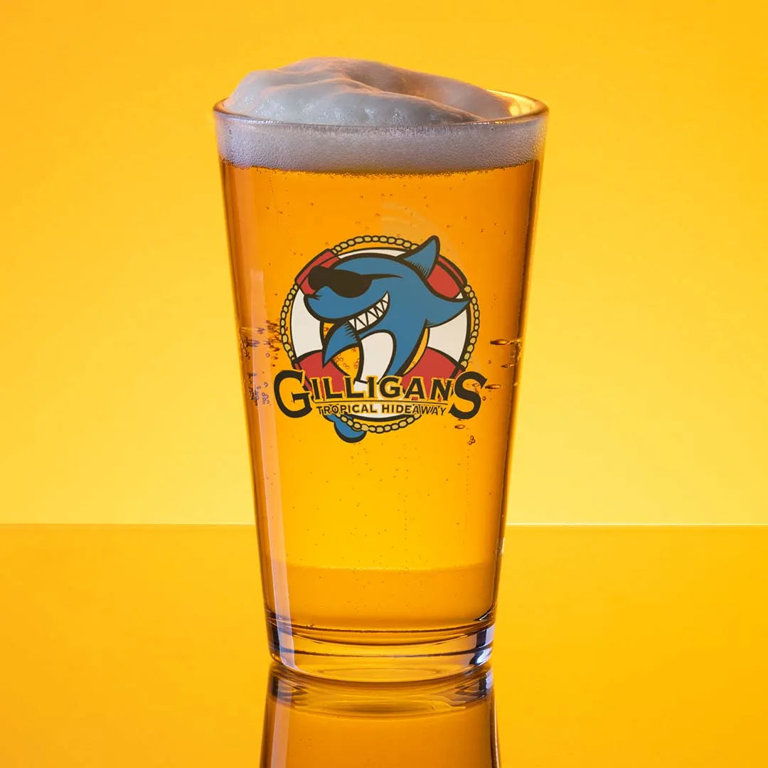 Gilligan's Tropical Hideaway Peoria Shaker Pint Glass