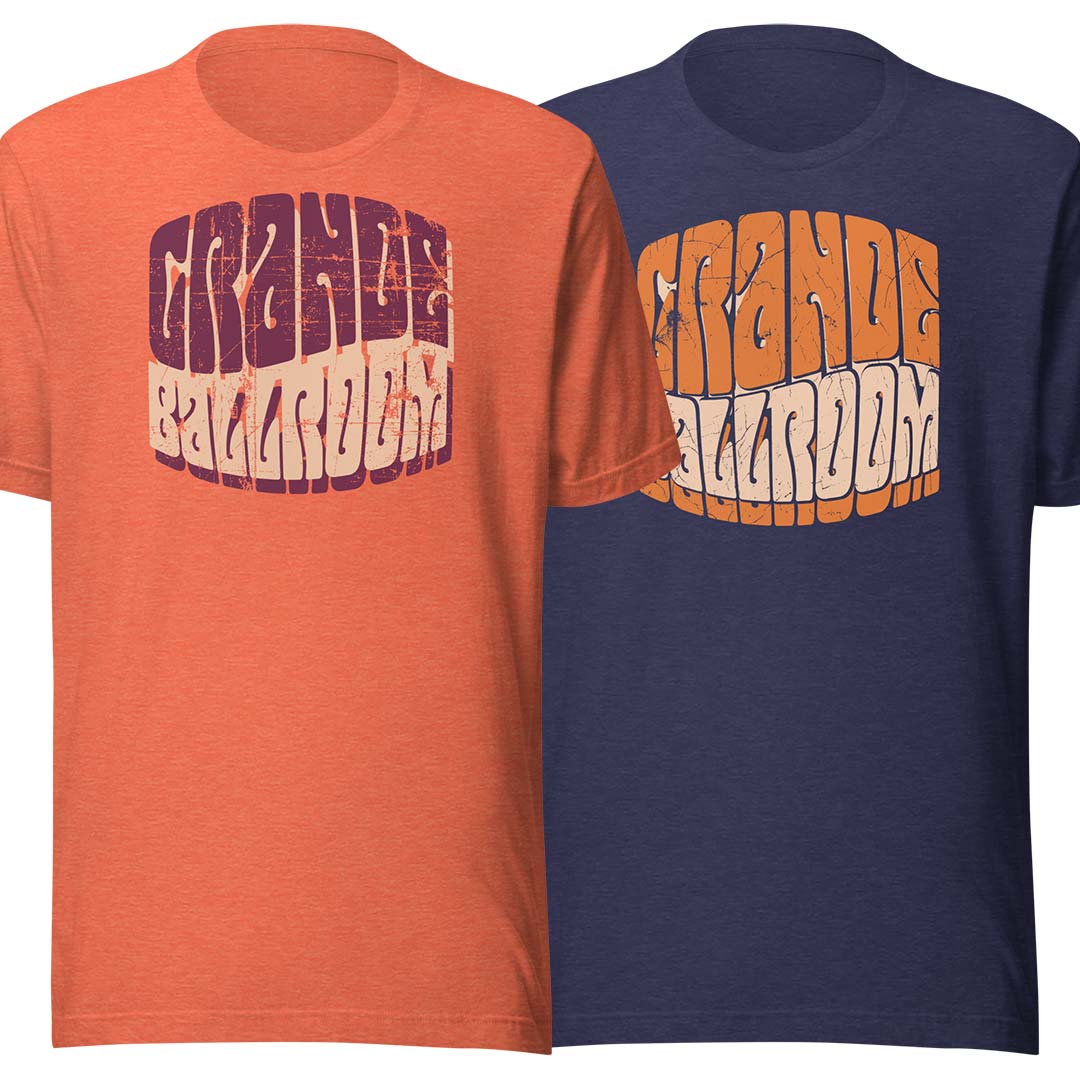 Grande Ballroom Detroit Unisex Retro T-shirt