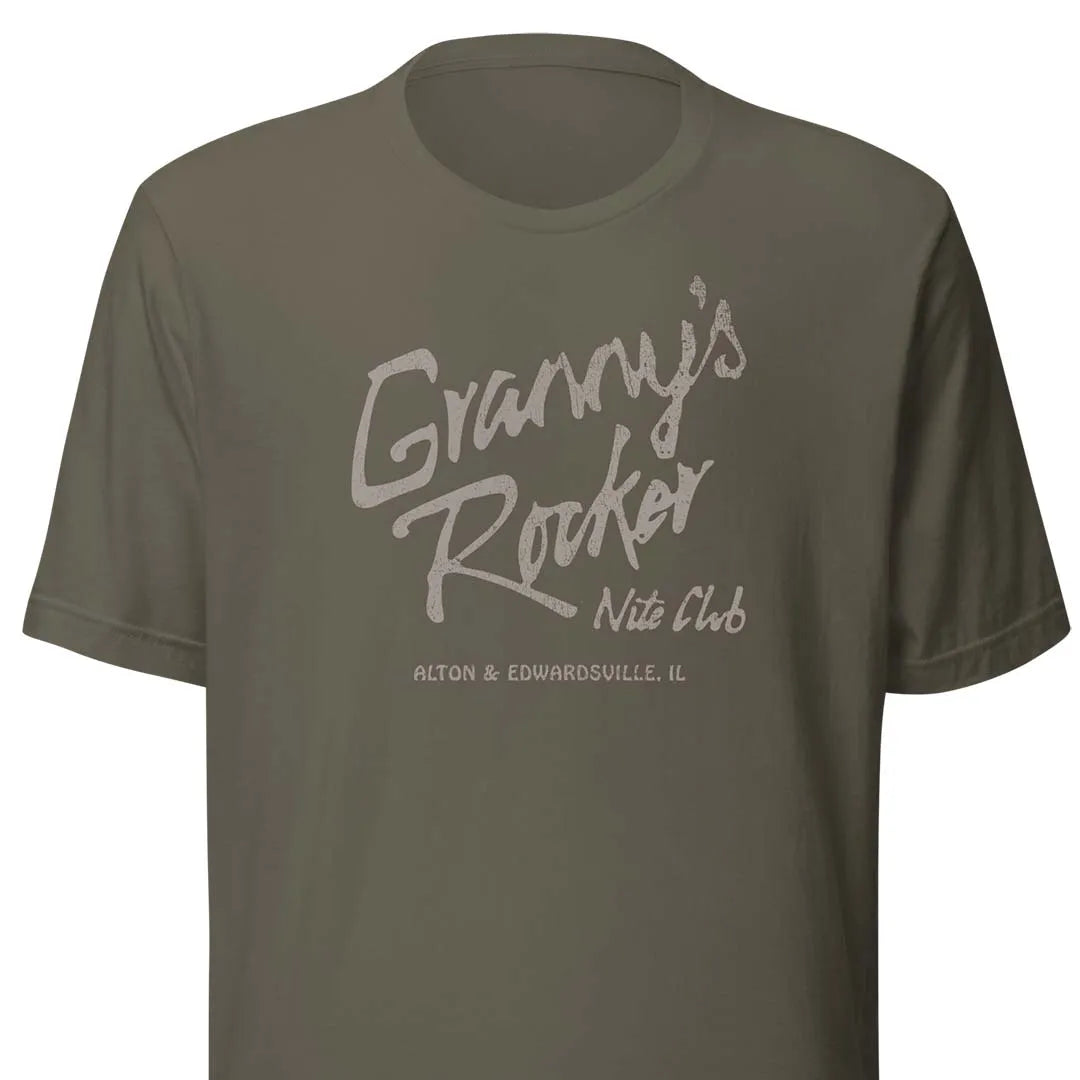 Granny’s Rocker Nightclub Alton Edwardsville Unisex Retro T-Shirt