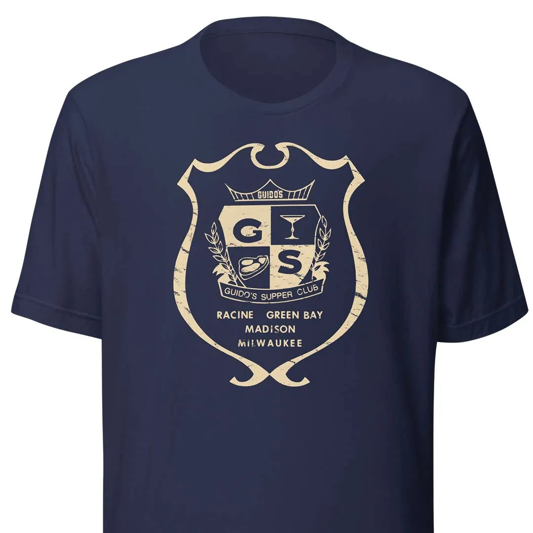 Guido's Supper Club Wisconsin Unisex Retro T-shirt