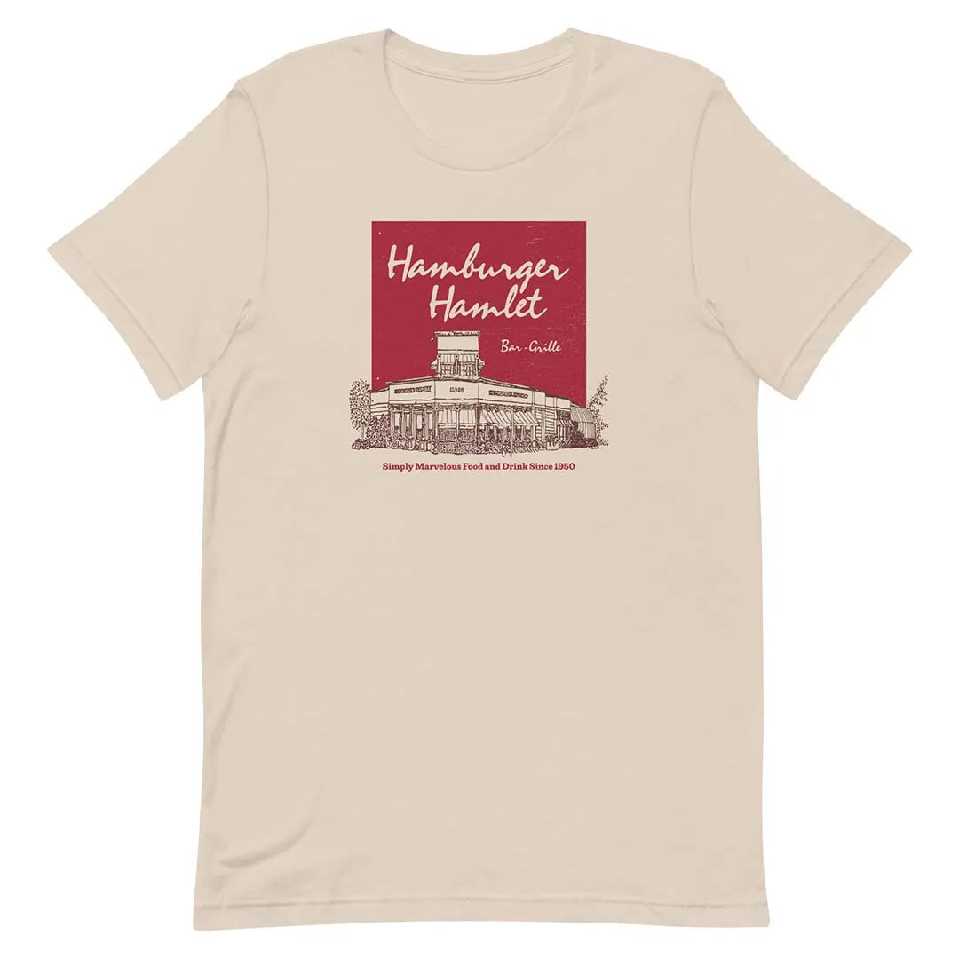 Hamburger Hamlet Unisex Retro T-shirt