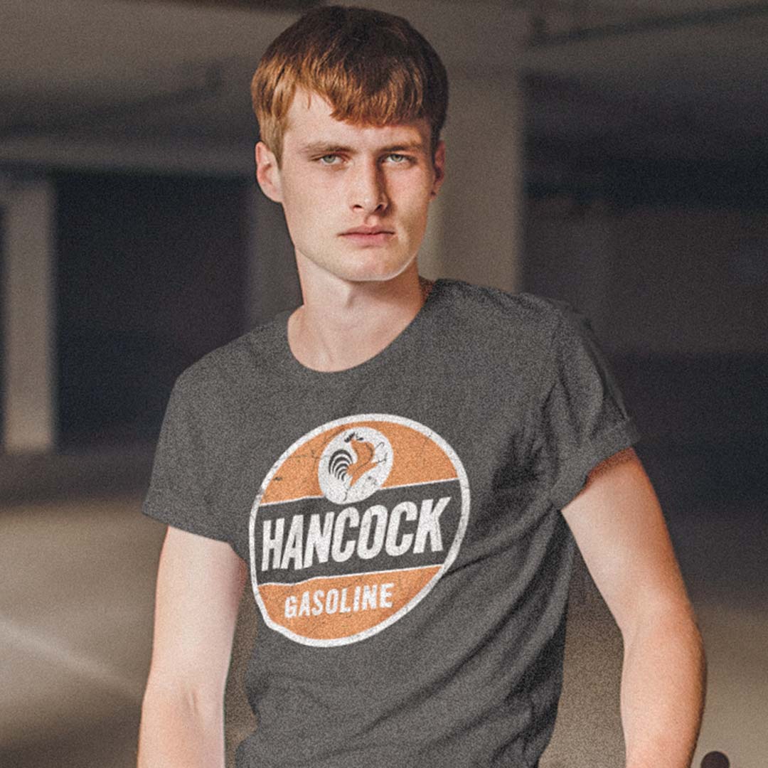 Hancock Gasoline Unisex Retro T-shirt