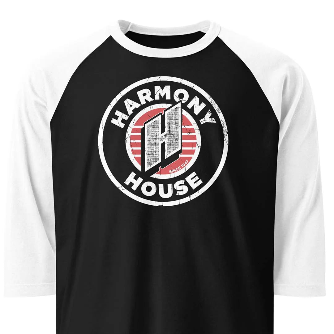 Harmony House Detroit unisex 3/4 sleeve baseball tee