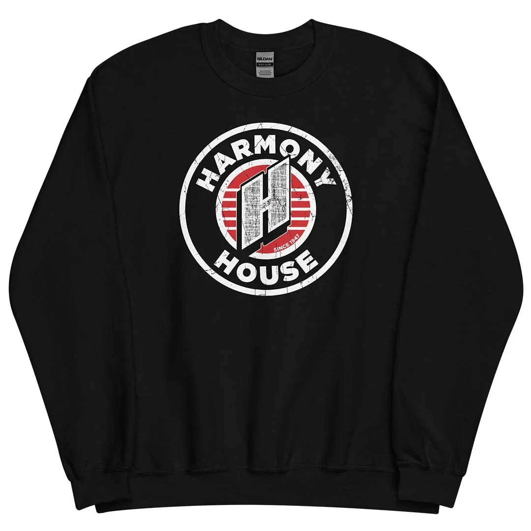 Harmony House Music Detroit Unisex Retro Crewneck Sweatshirt