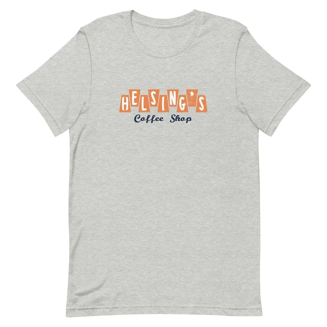 Helsing's Coffee Shop Phoenix Unisex Retro T-shirt