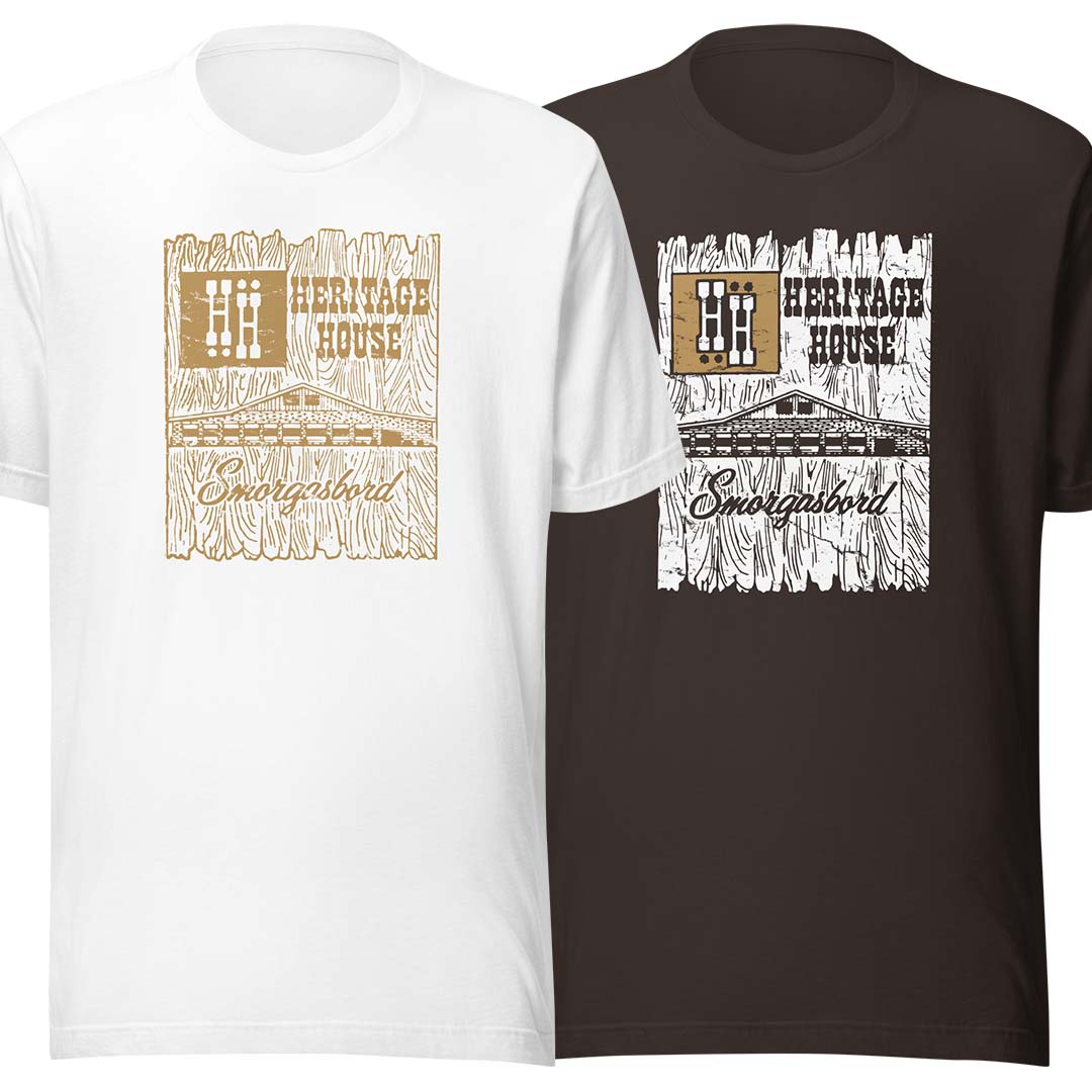 Heritage House Smorgasbord Unisex Retro T-shirt