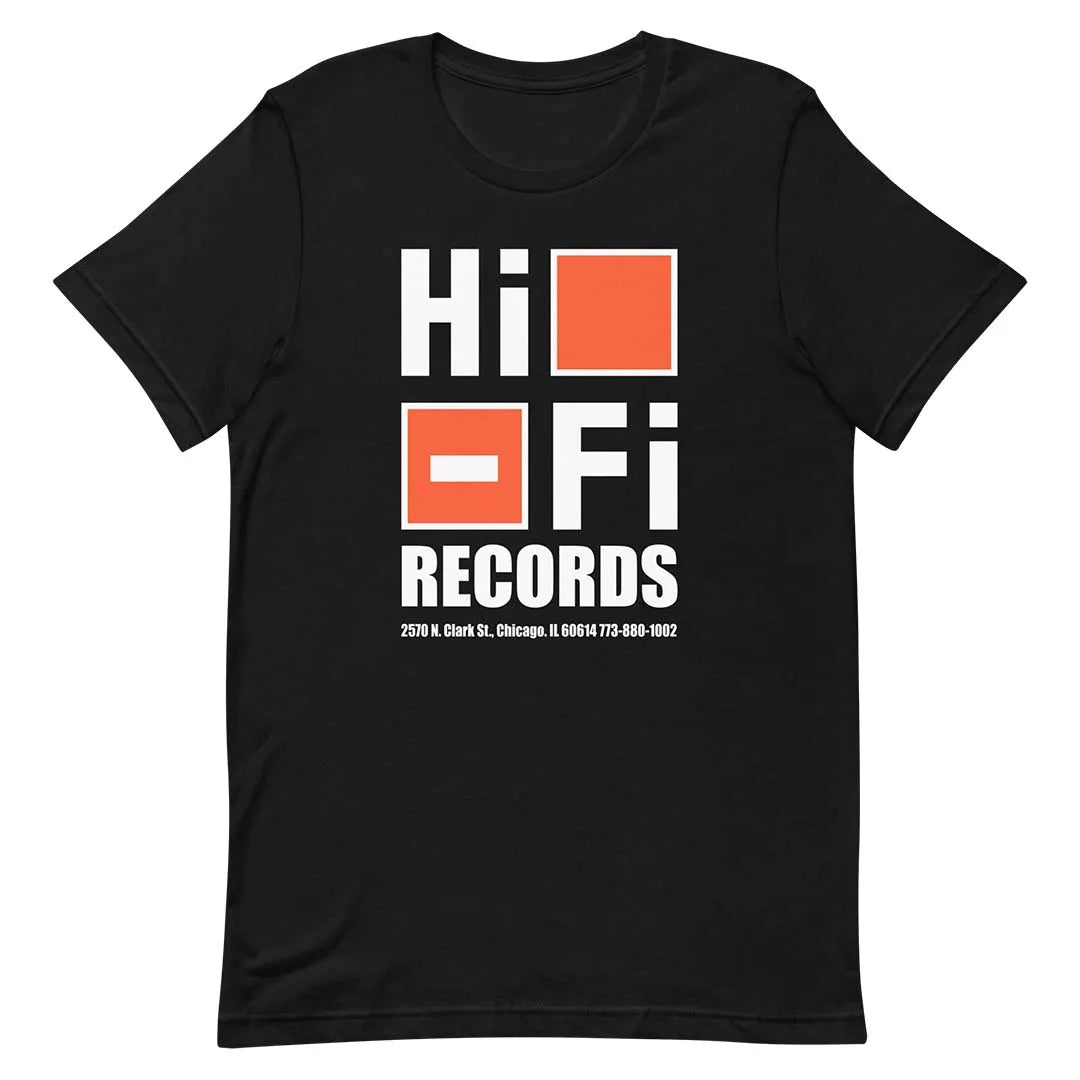 Hi Fi Records Chicago Unisex Retro T-shirt