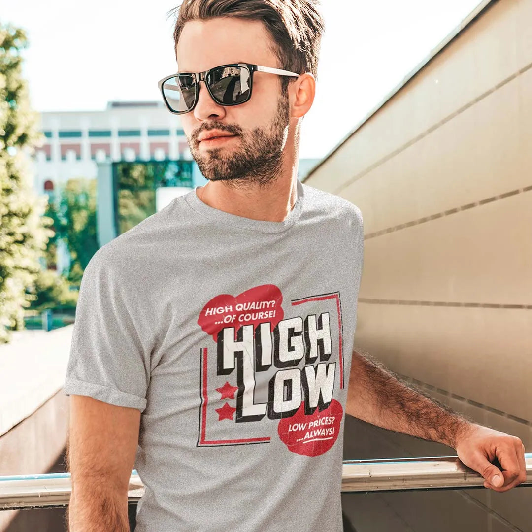 High-Low Foods Chicago Unisex Retro T-shirt