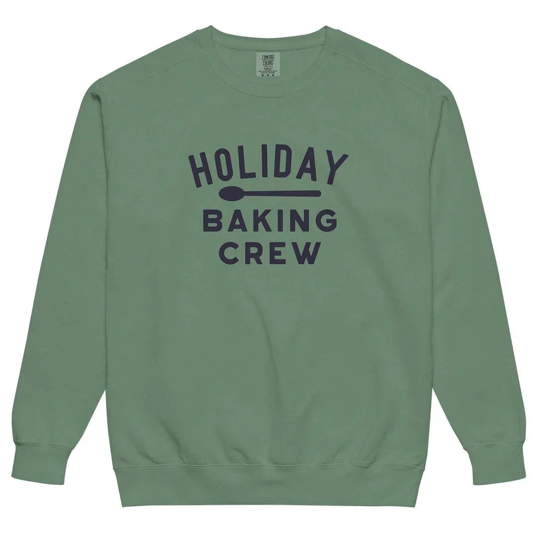 Holiday Baking Crew Unisex Garment-dyed Crewneck Sweatshirt