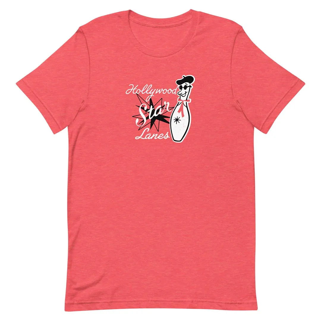 Hollywood Star Bowling Lanes Unisex Retro T-shirt