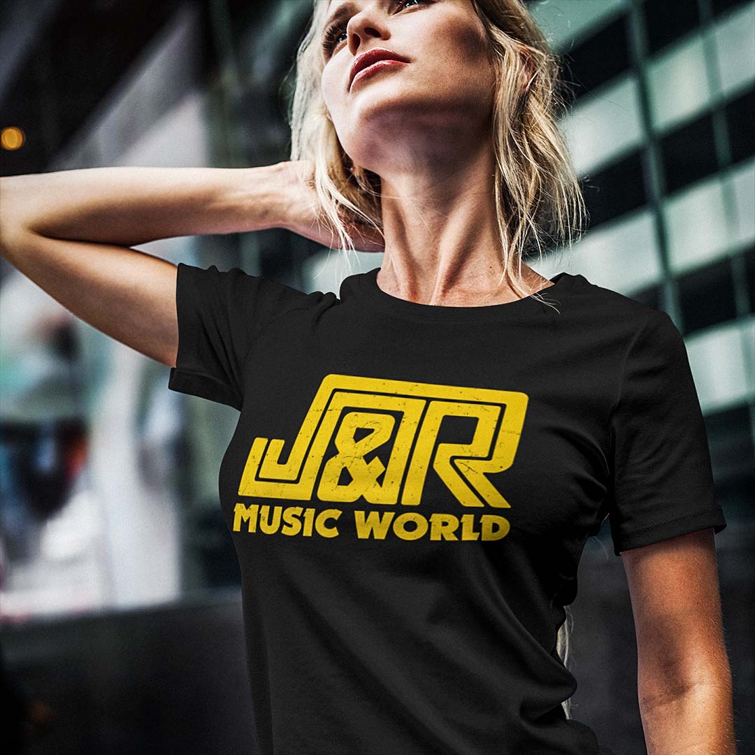 J&R Music World NYC Unisex Retro T-shirt