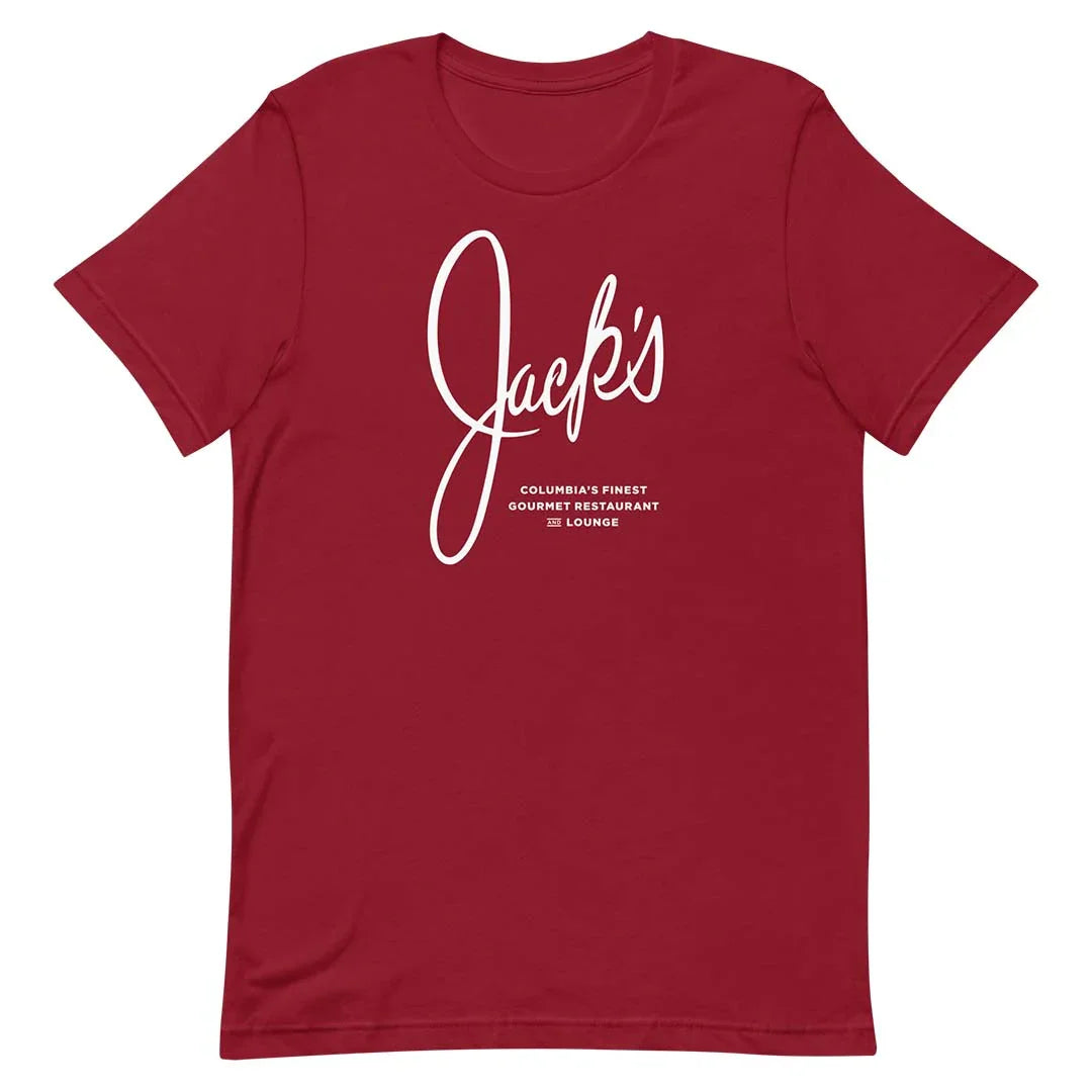 Jack’s Gourmet Restaurant & Lounge Columbia Unisex Retro T-shirt