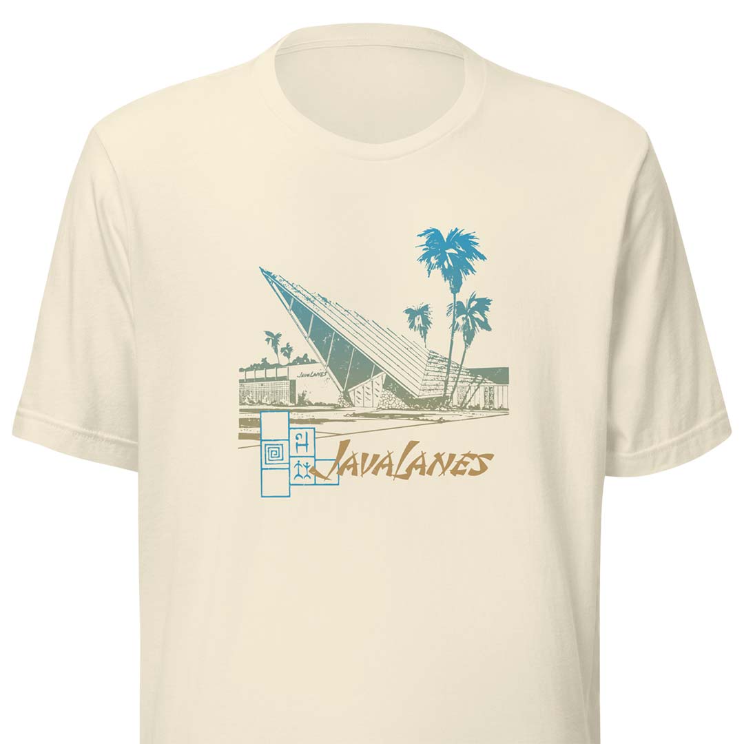 Java Bowling Lanes Long Beach Unisex Retro T-shirt