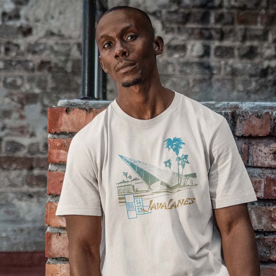 Java Bowling Lanes Long Beach Unisex Retro T-shirt