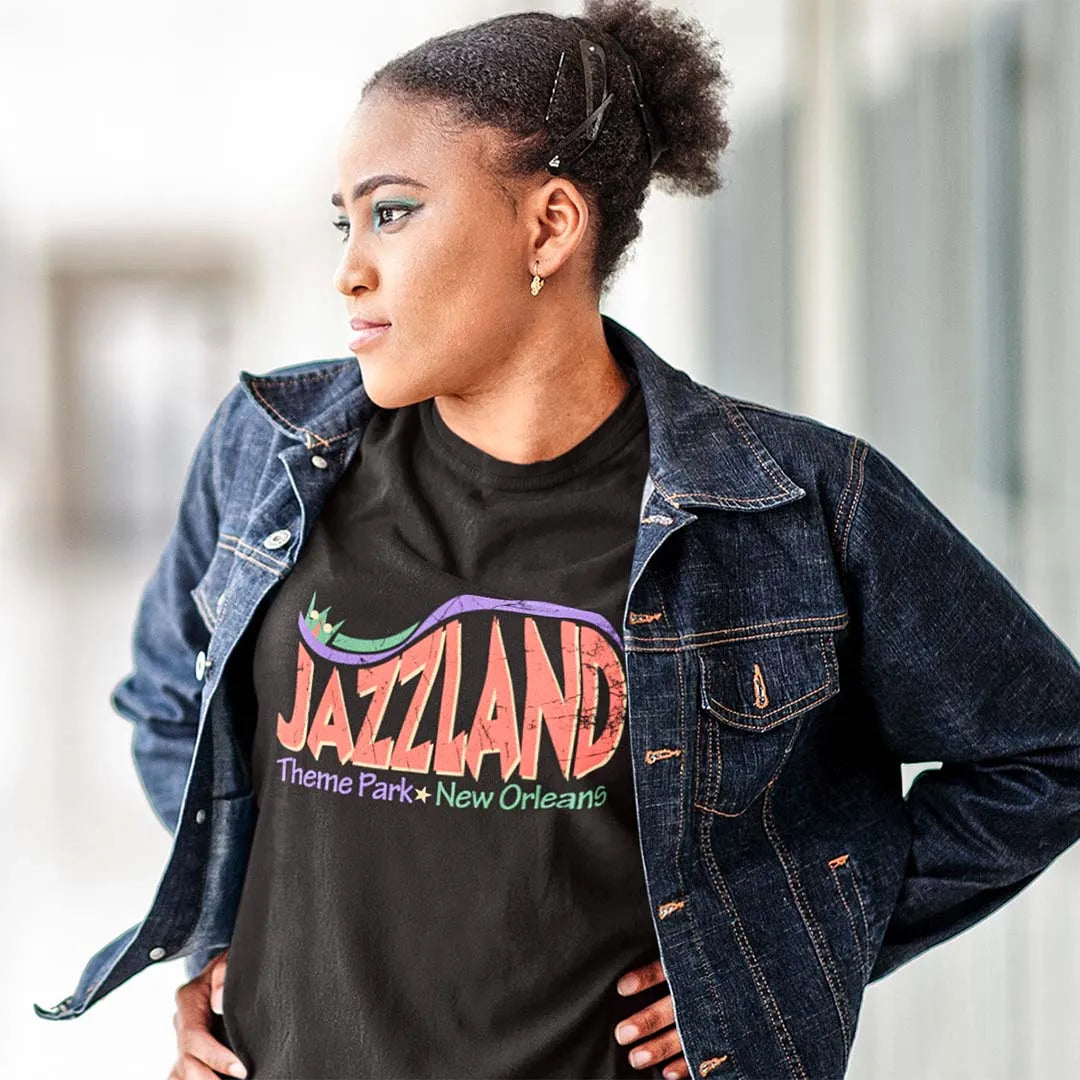 Jazzland Amusement Park New Orleans Unisex Retro T-shirt