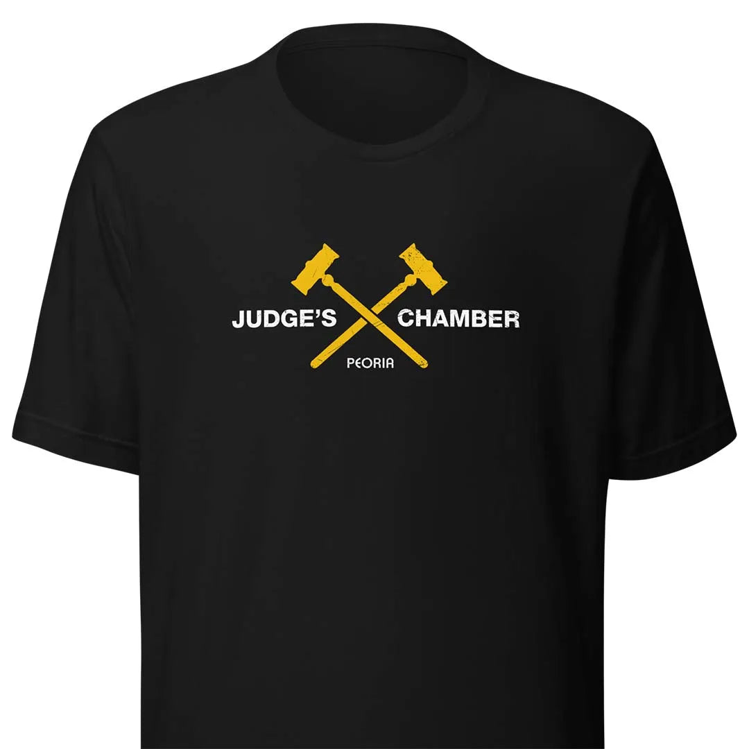 Judges Chamber Bar Peoria Unisex Retro T-shirt