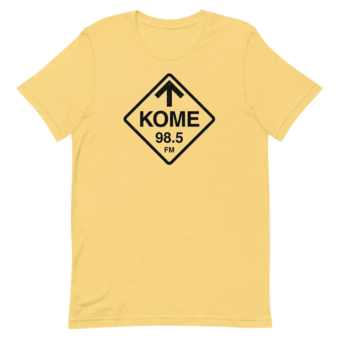 KOME 98.5 FM Radio San Jose Unisex Retro T-shirt