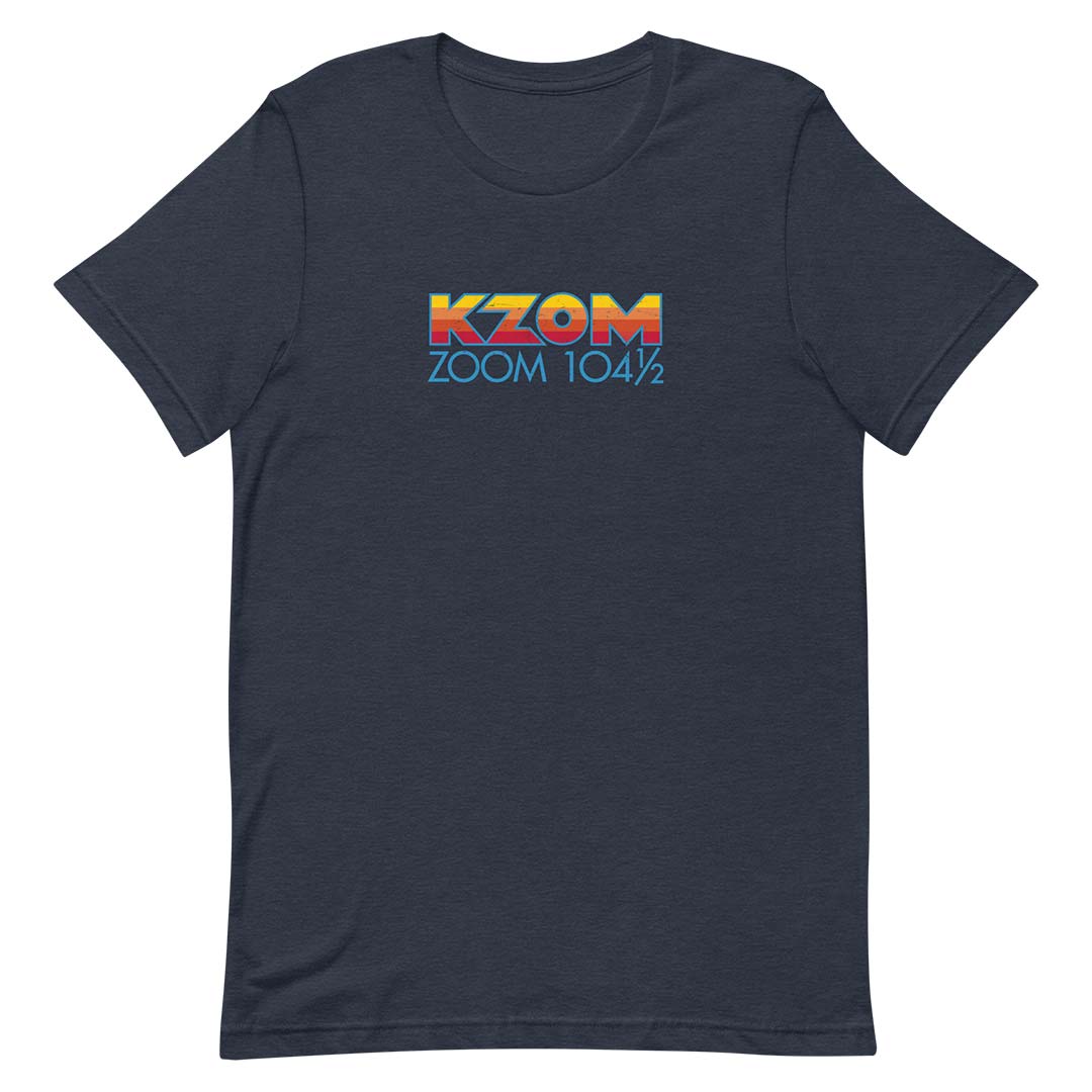 KZOM Zoom 104 Texas Radio Unisex Retro T-shirt