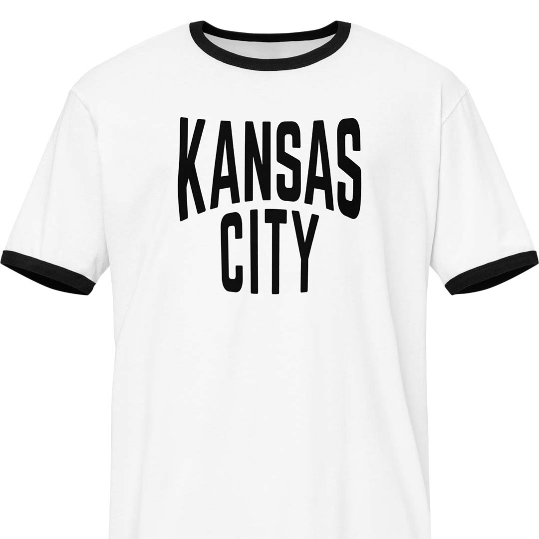 Kansas City Ringer Unisex Retro T-shirt