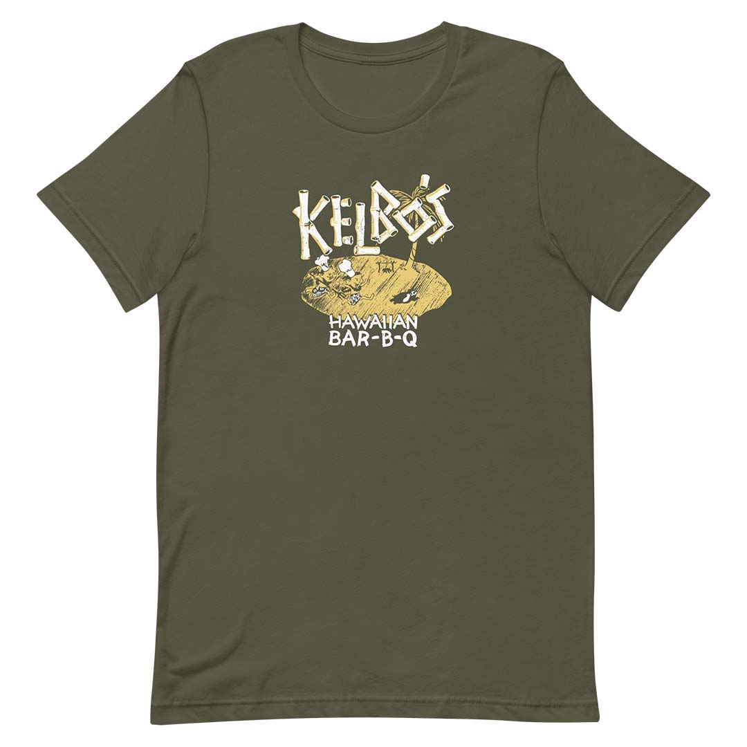 Kelbo’s Hawaiian Bar-B-Q Los Angeles Unisex Retro T-shirt
