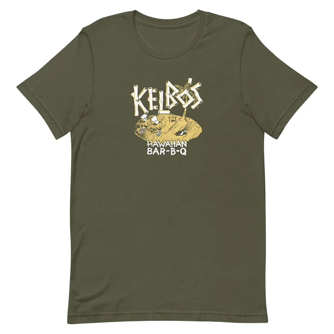 Kelbo’s Hawaiian Bar-B-Q Los Angeles Unisex Retro T-shirt