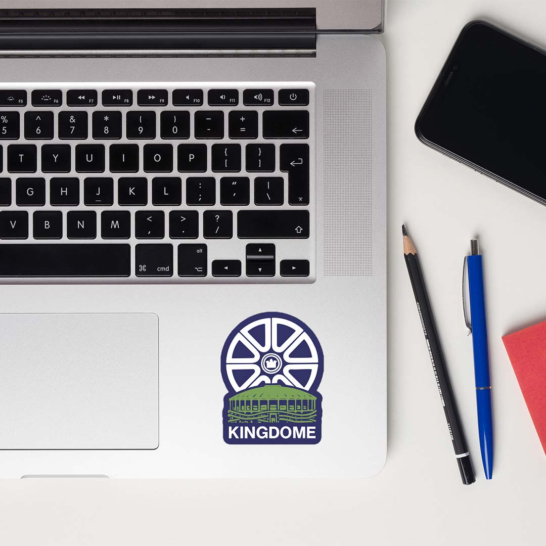 Kingdome Seattle Retro Sticker