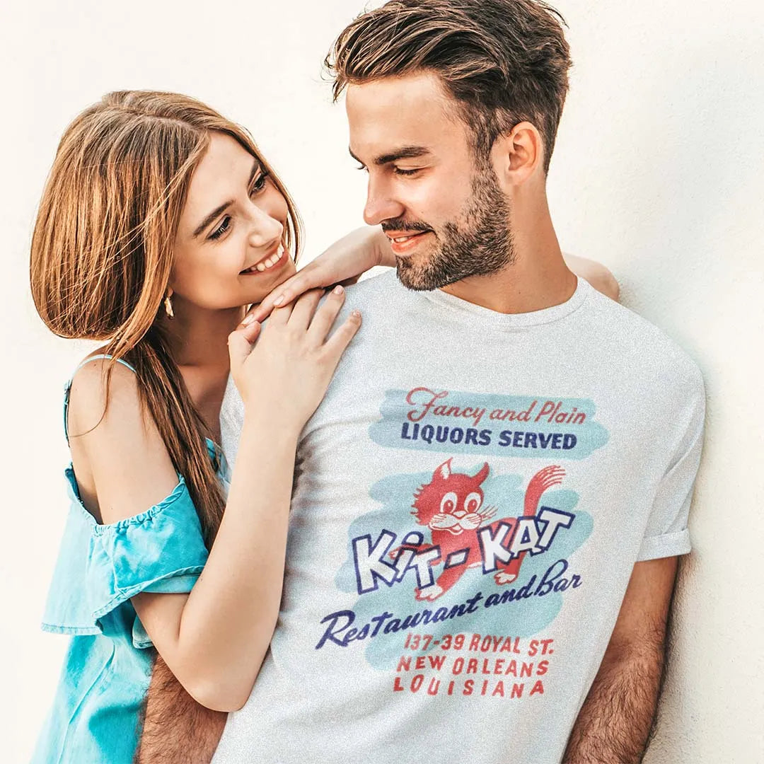 Kit-Kat Restaurant & Bar New Orleans Unisex Retro T-shirt