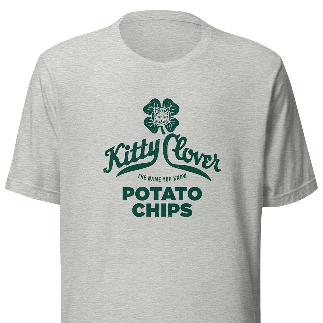 Kitty Clover Potato Chips Omaha Unisex Retro T-shirt