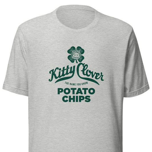 Kitty Clover Potato Chips Omaha Unisex Retro T-shirt