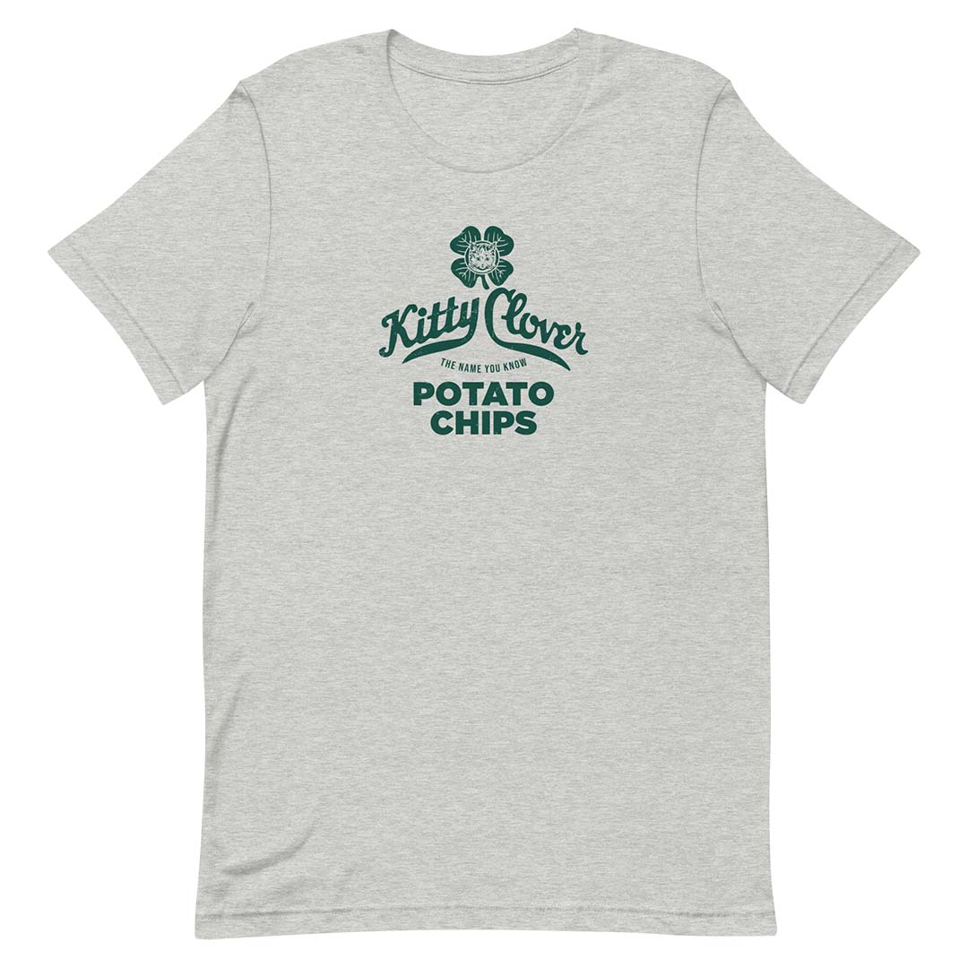 Kitty Clover Potato Chips Omaha Unisex Retro T-shirt