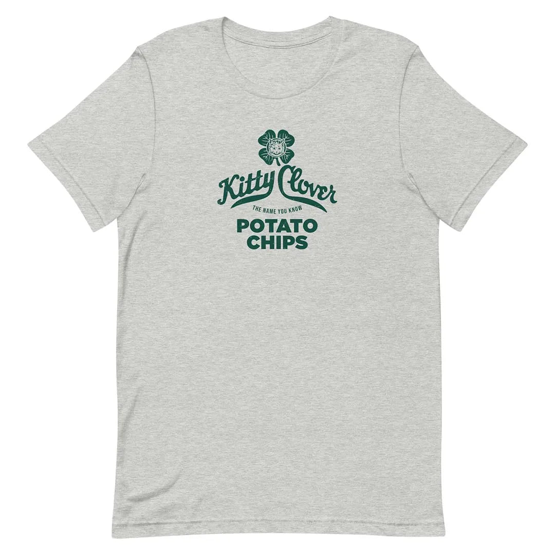 Kitty Clover Potato Chips Omaha Unisex Retro T-shirt