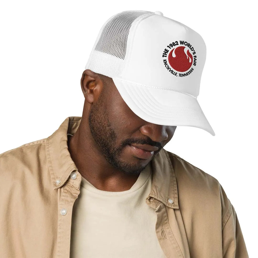 Knoxville Worlds Fair 1982 Retro Foam Trucker Hat
