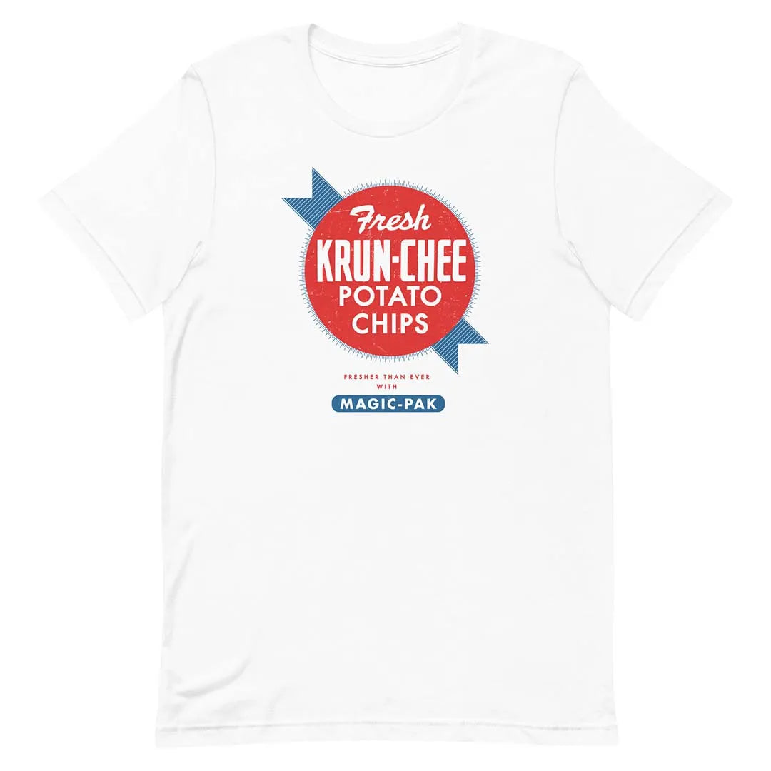 Krun-Chee Potato Chips Detroit & Cleveland Unisex Retro T-shirt