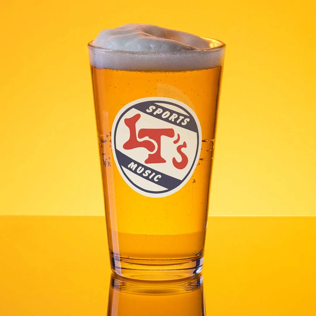 LT's Bar Rockford Shaker Pint Glass