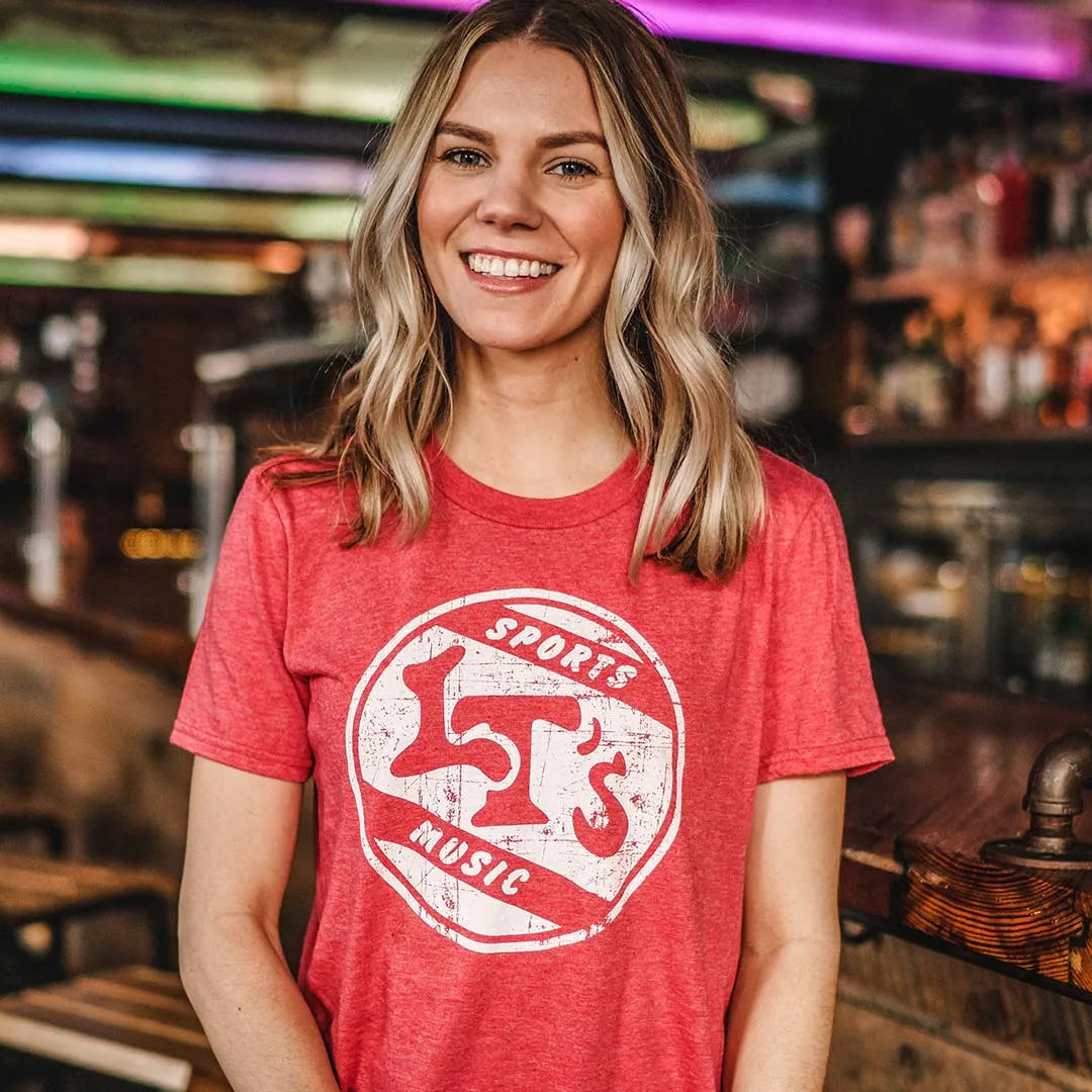 LT's Bar Rockford Unisex Retro T-shirt