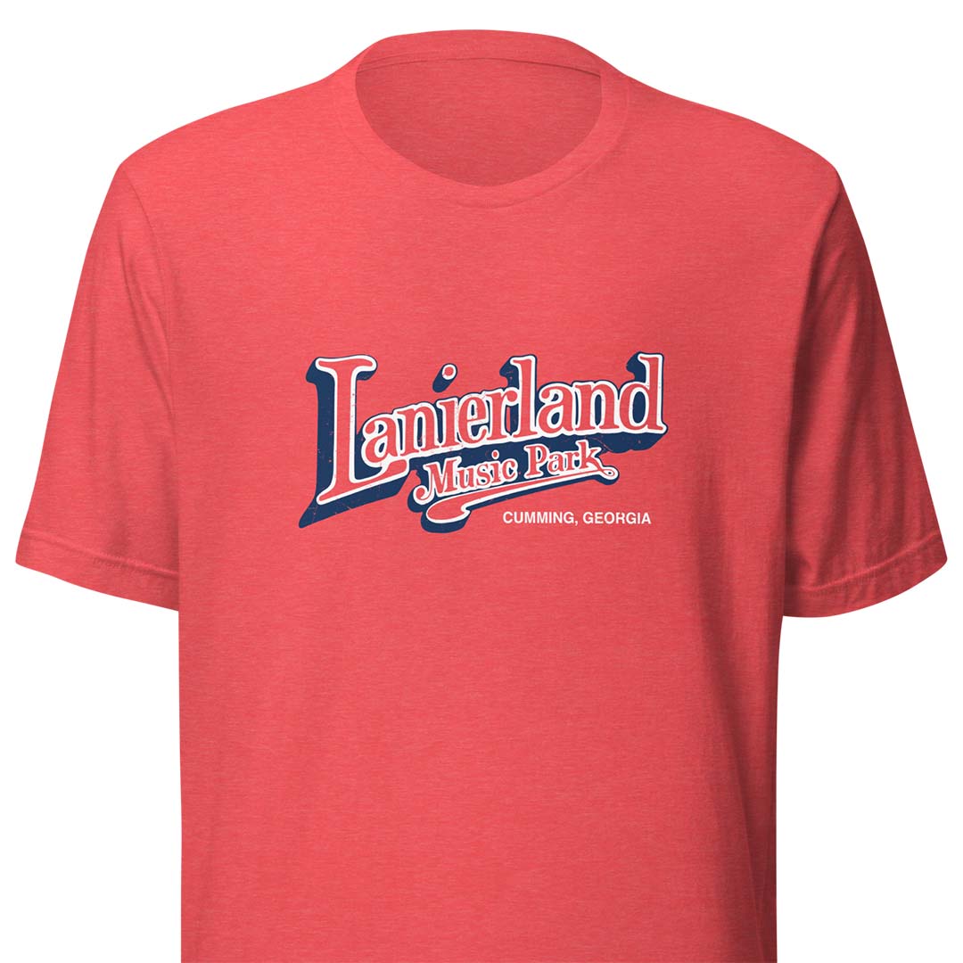 Lanierland Music Park Cumming Georgia Unisex Retro T-shirt