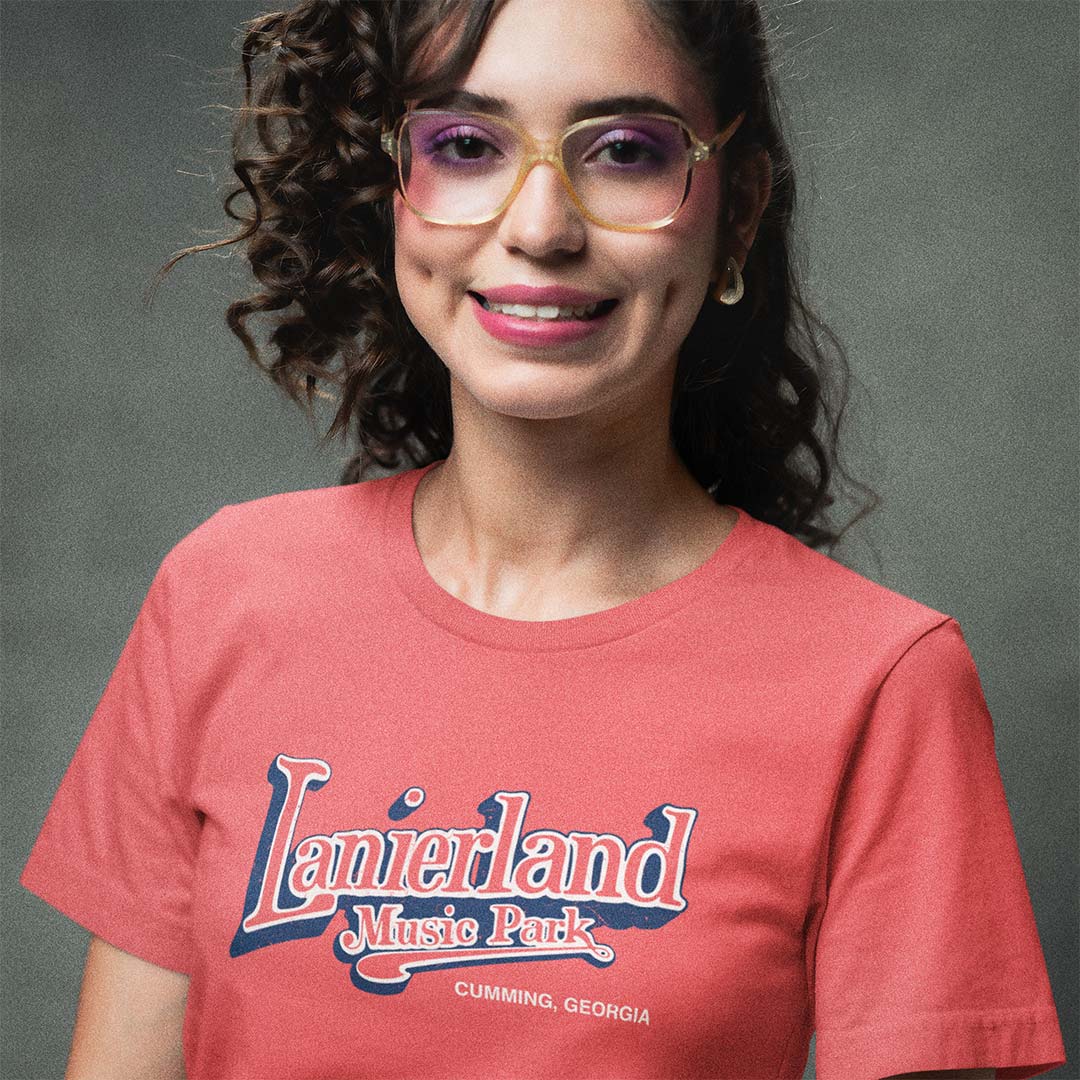 Lanierland Music Park Cumming Georgia Unisex Retro T-shirt