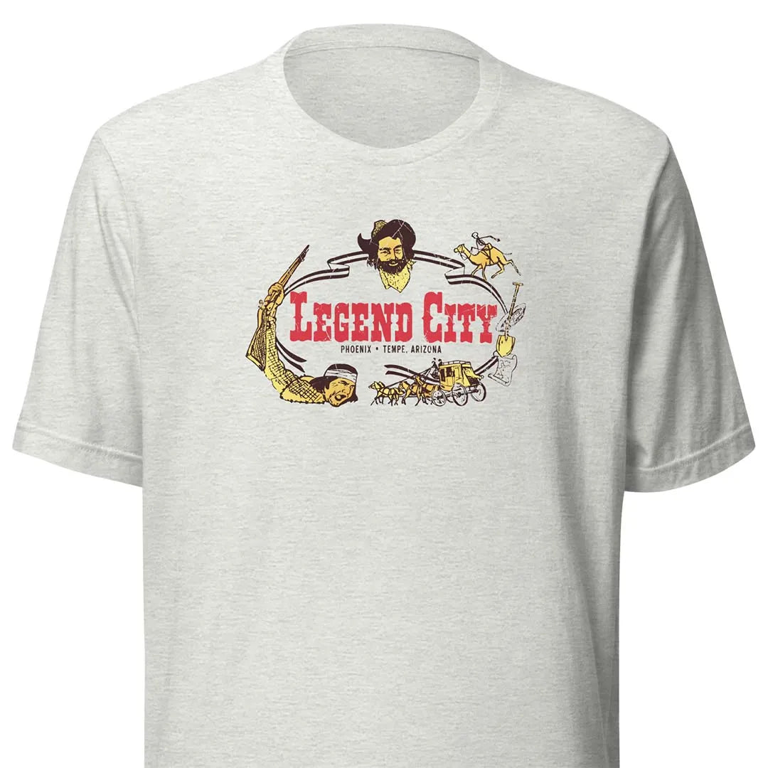 Legend City Amusement Park Phoenix Unisex Retro T-shirt