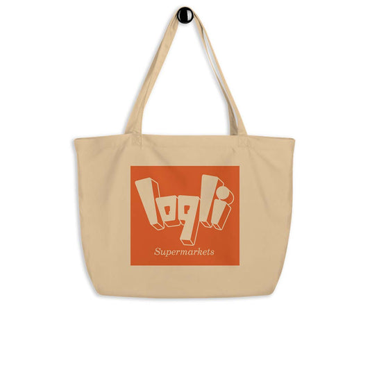 Logli Supermarket Rockford Large organic tote bag