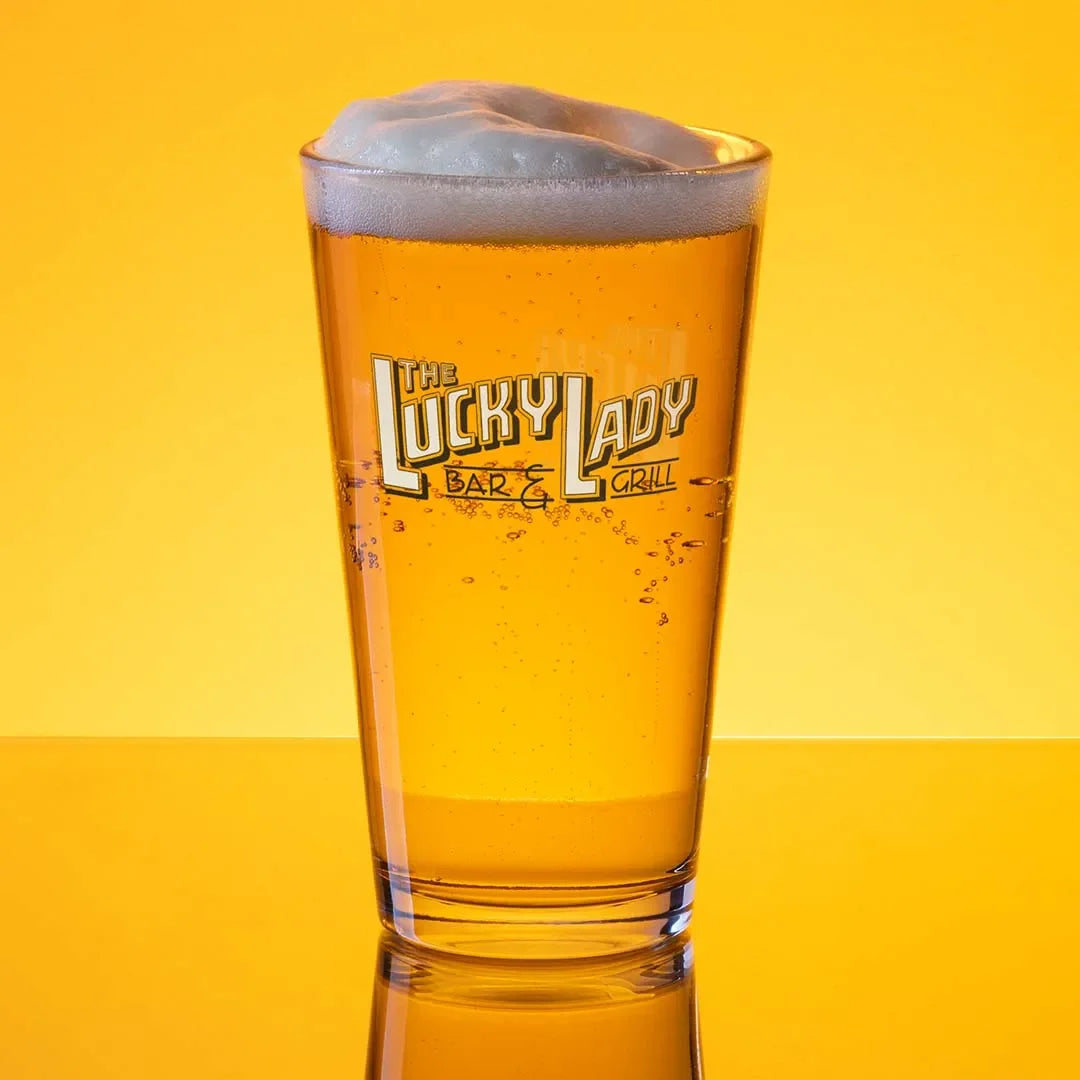 Lucky Lady Saloon Peoria Shaker Pint Glass