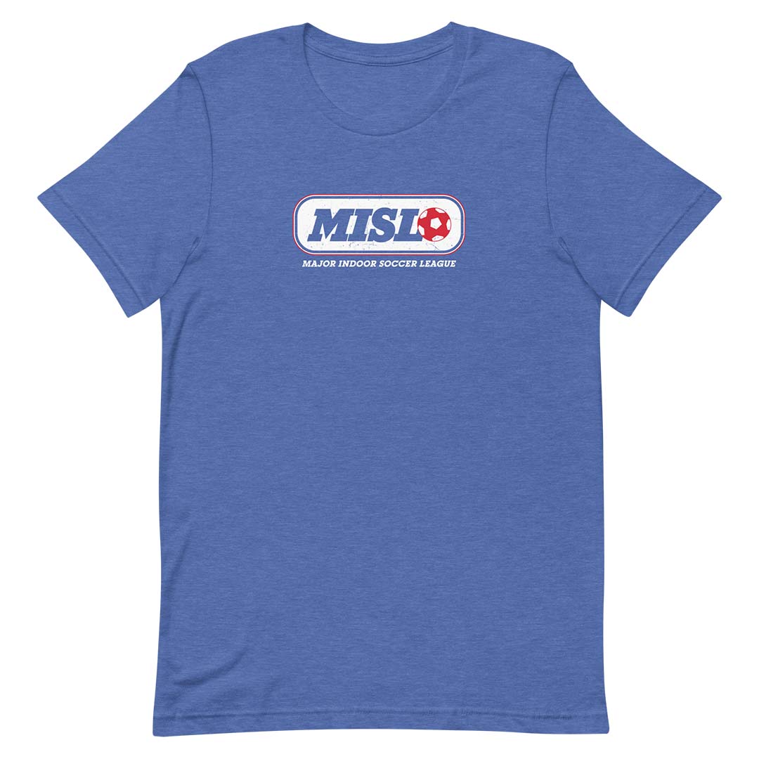 MISL Major Indoor Soccer League Logo Unisex Retro T-shirt