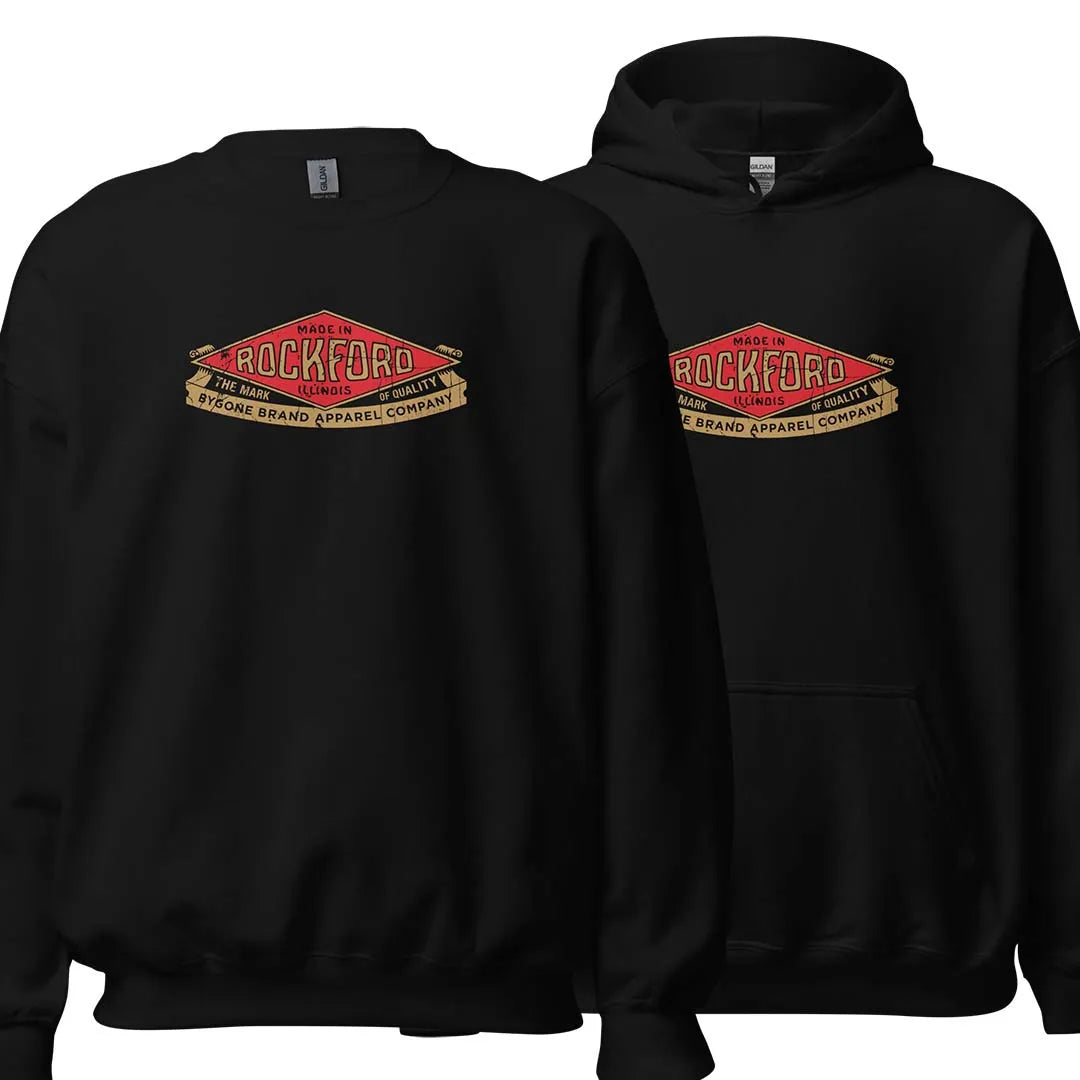 Made in Rockford Unisex Crewneck & Hoodie Sweatshirt