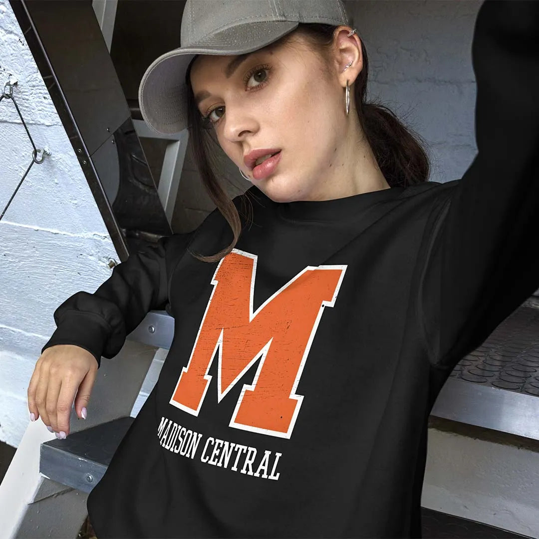 Madison Central High School Unisex Retro Sweatshirt