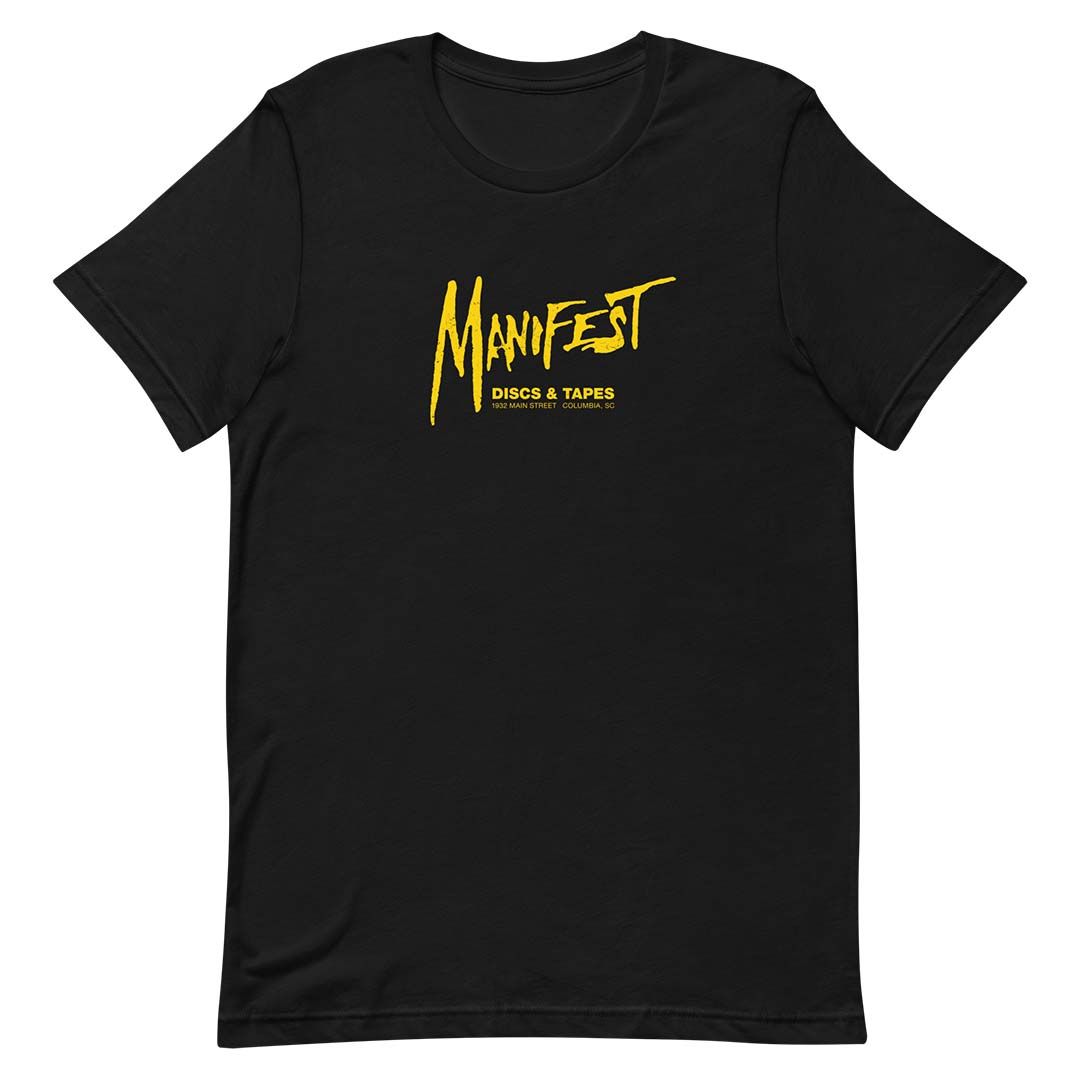 Manifest Discs & Tapes Columbia Unisex Retro T-shirt