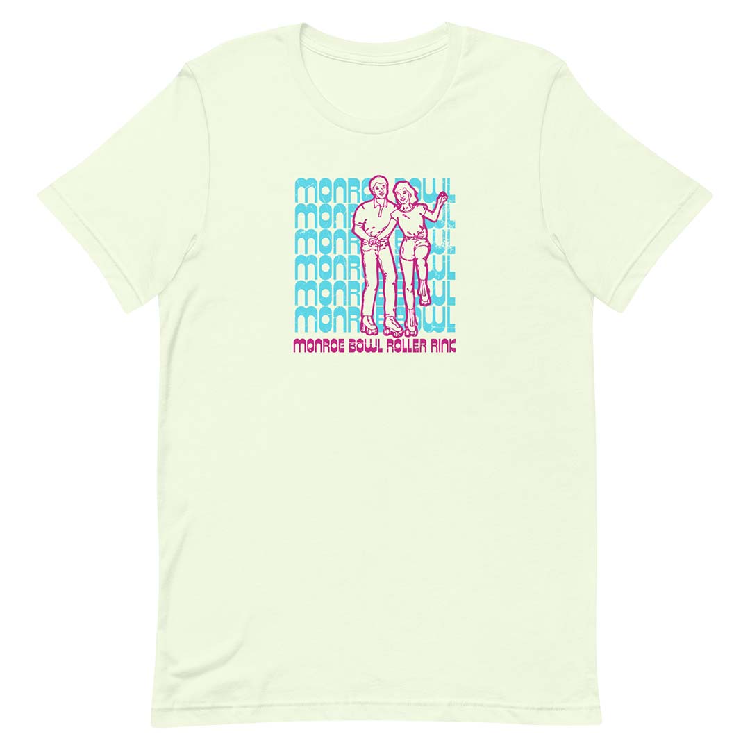 Monroe Bowl Roller Rink Monroeville Unisex Retro T-shirt