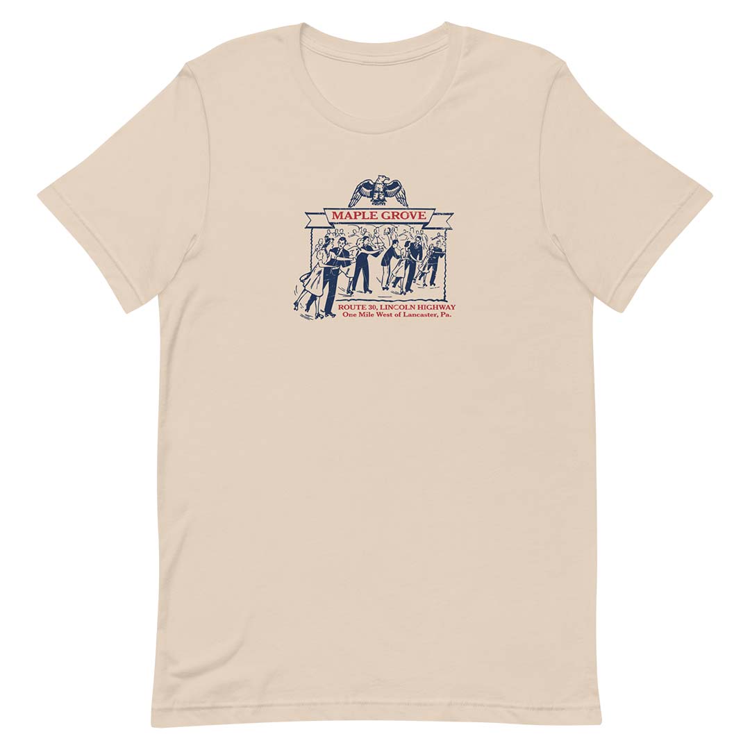 Maple Grove Roller Rink Lancaster Unisex Retro T-shirt