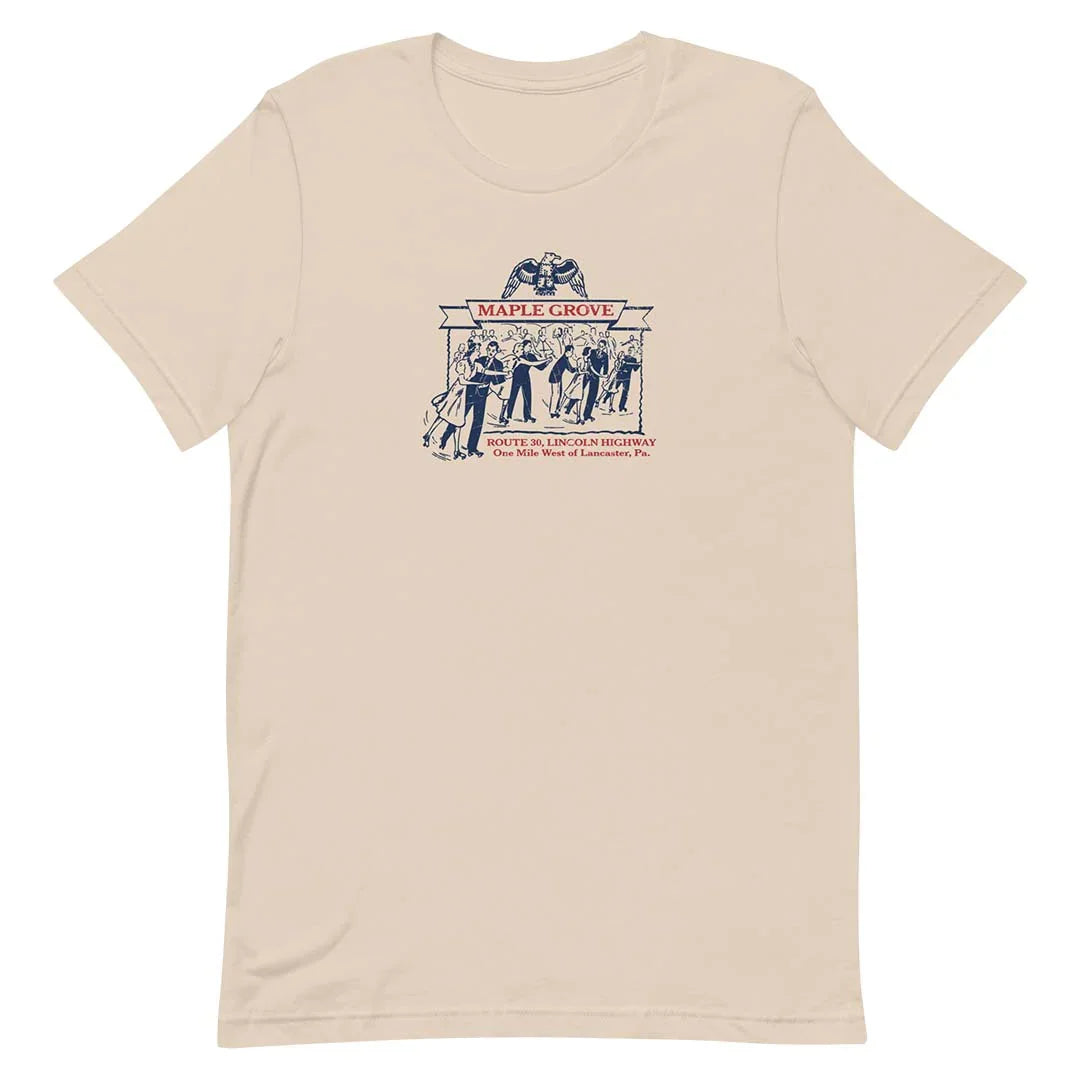 Maple Grove Roller Rink Lancaster Unisex Retro T-shirt