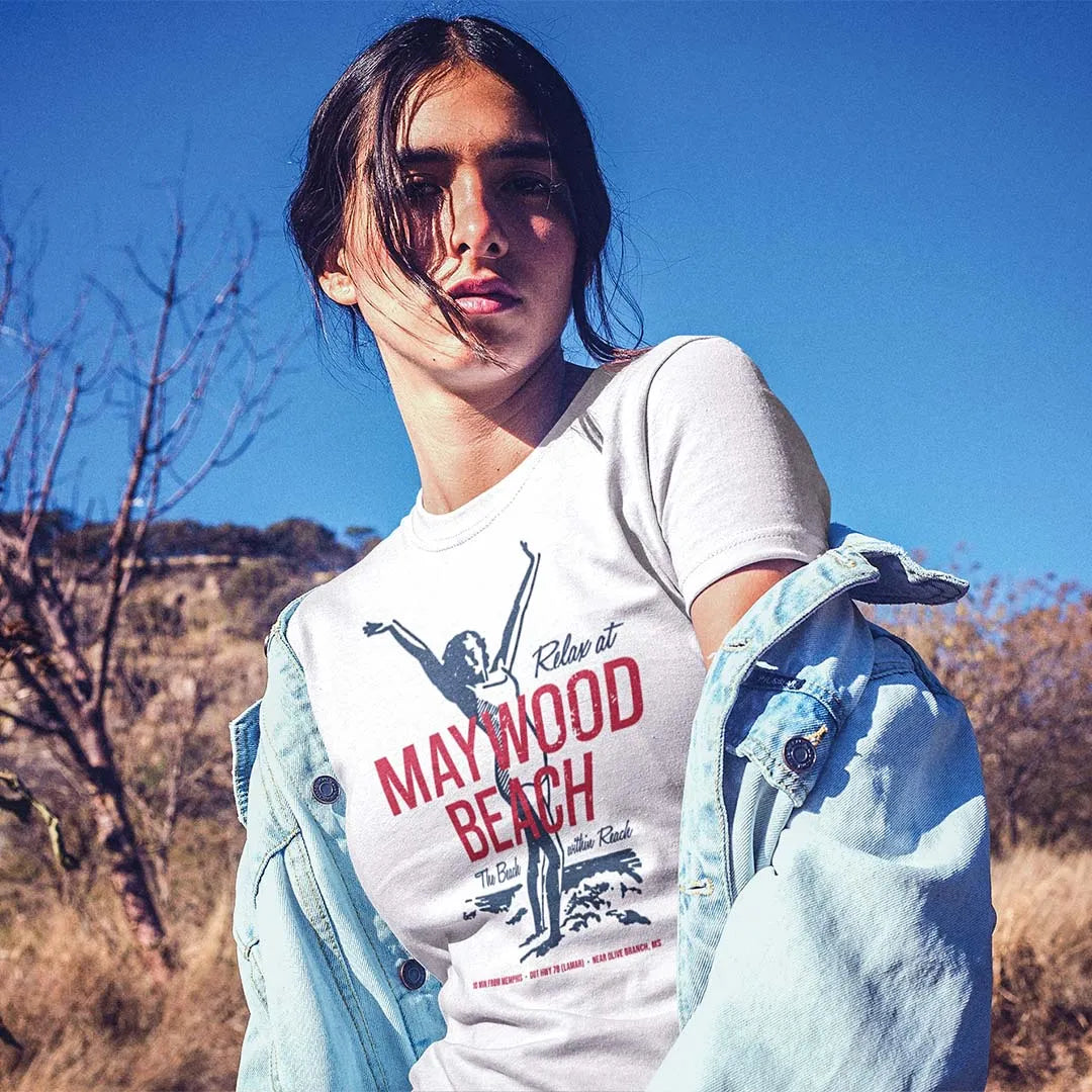 Maywood Beach Memphis Unisex Retro T-shirt