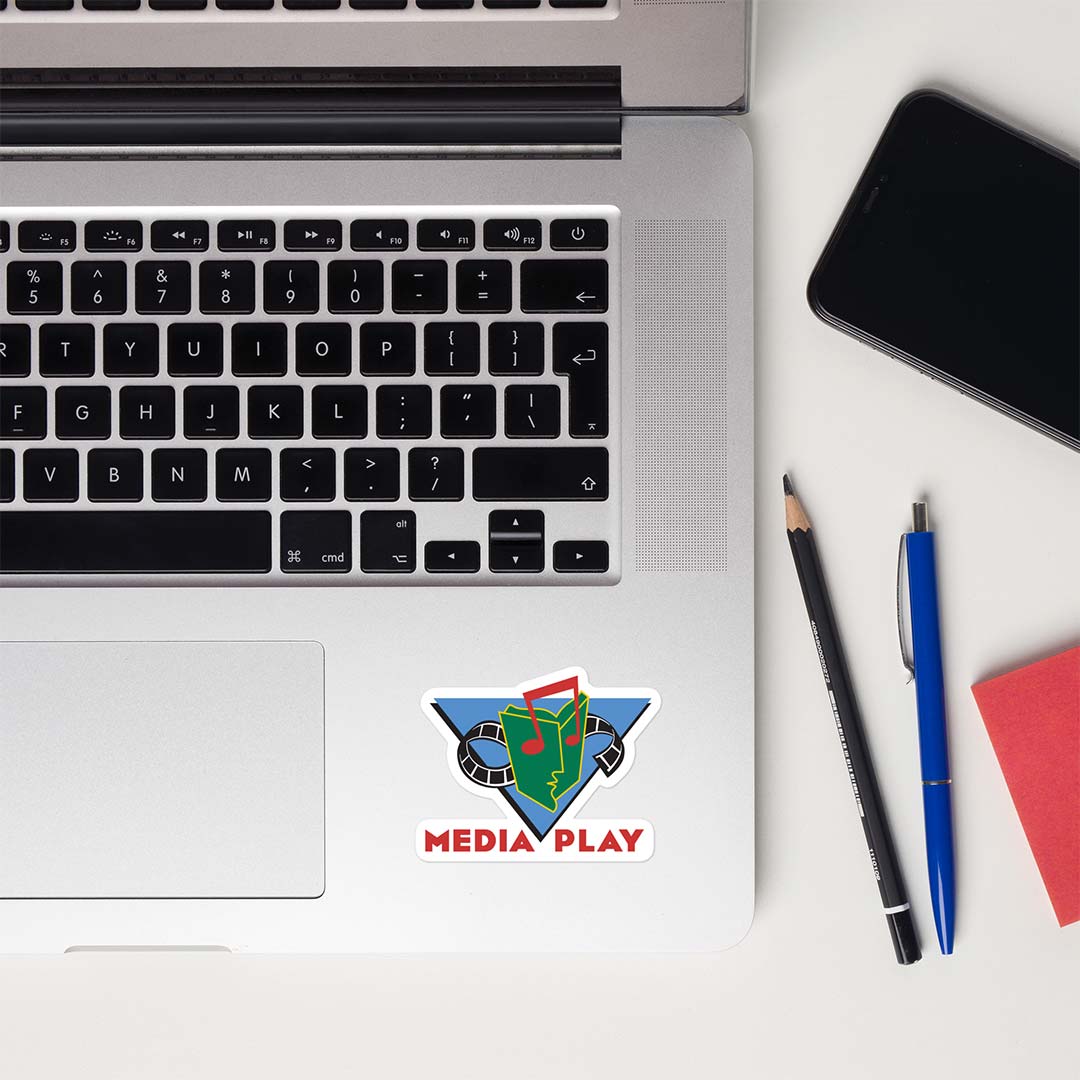 Media Play Retro Sticker